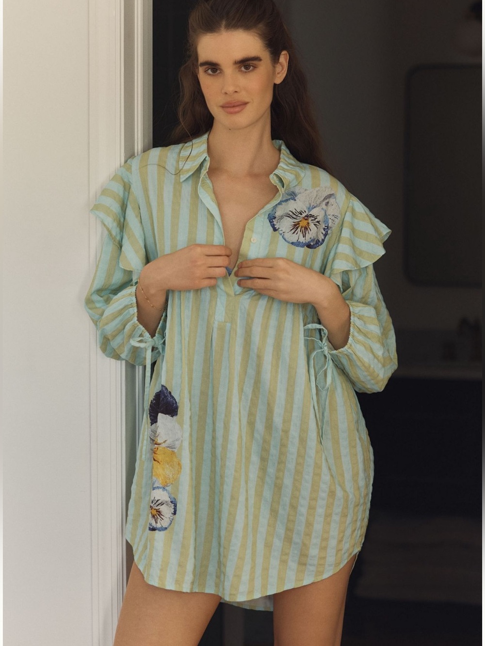 Anthropologie LyreBird x Nay Bellamy Mini Dress